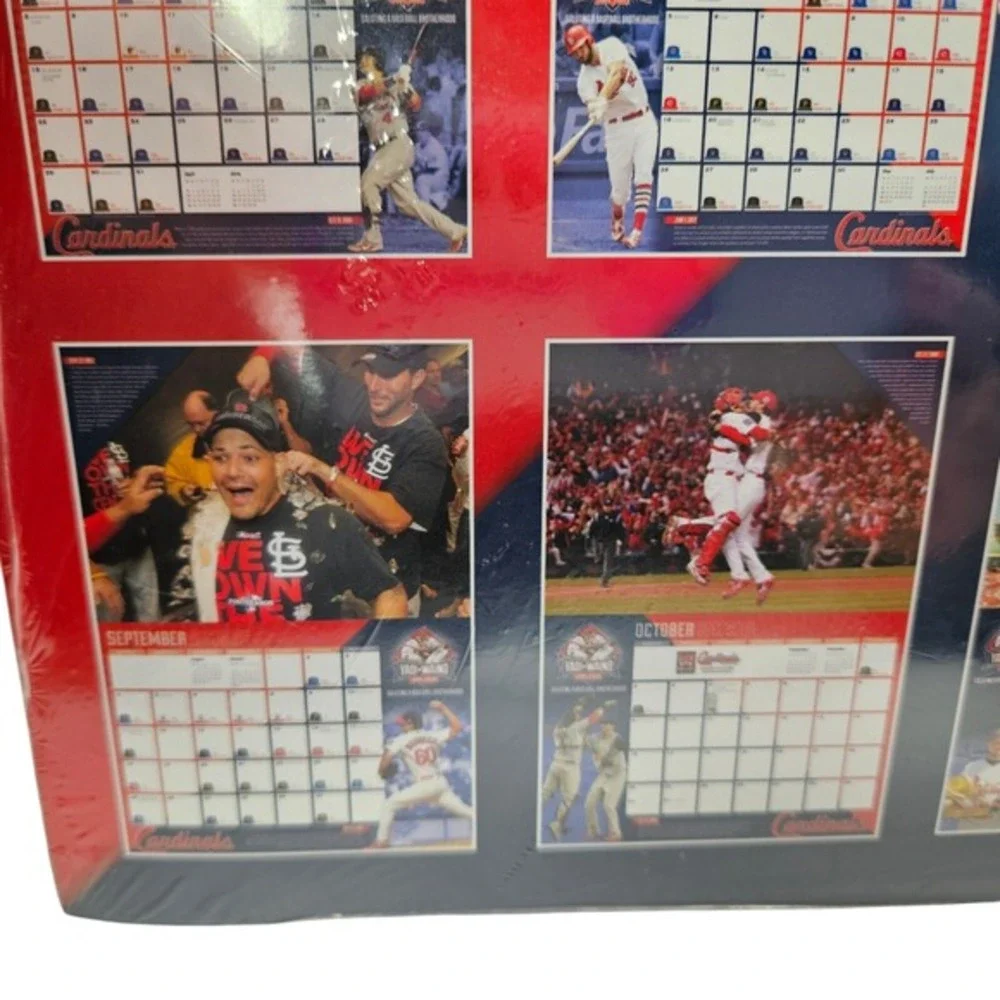 St Louis‎ Cardinals 2022 Baseball Calendar Molina Wainwright Record Breaking New